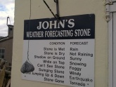 John's weather forecasting stone
