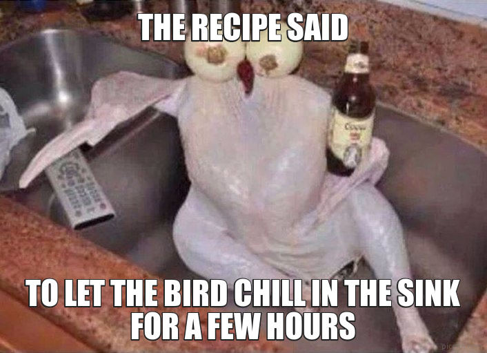 The recipe said