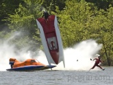Racing Jesus in a speedboat?