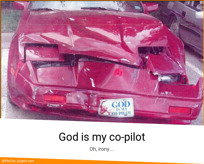 God is my co-pilot