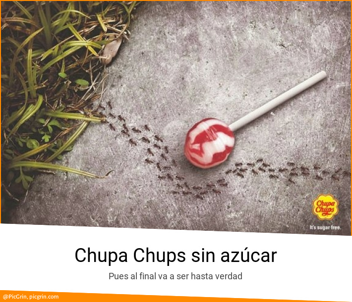 Chupa Chups sin azúcar