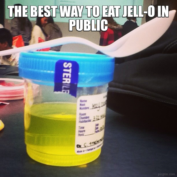 The best way to eat Jell-O in public
