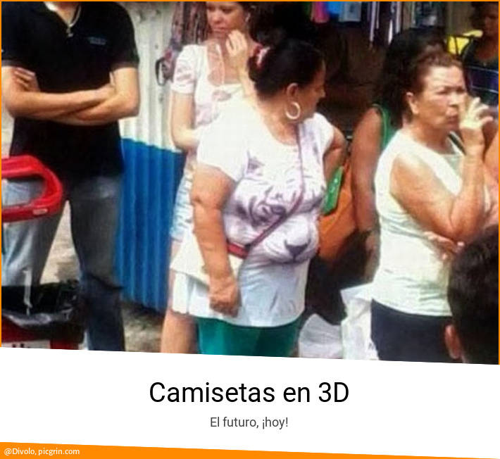 Camisetas en 3D