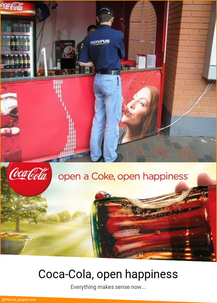 Coca-Cola, open happiness