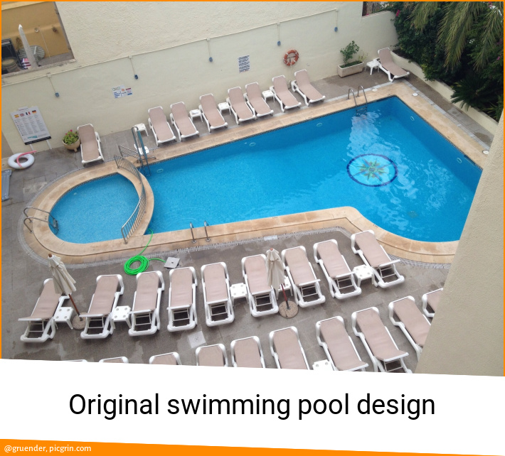 Original swimming pool design