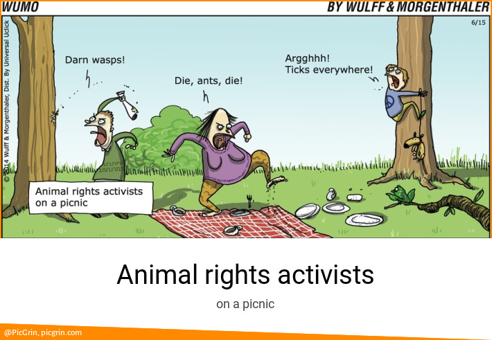 Animal rights activists