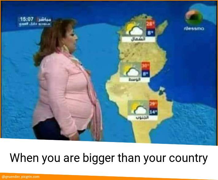 When you are bigger than your country