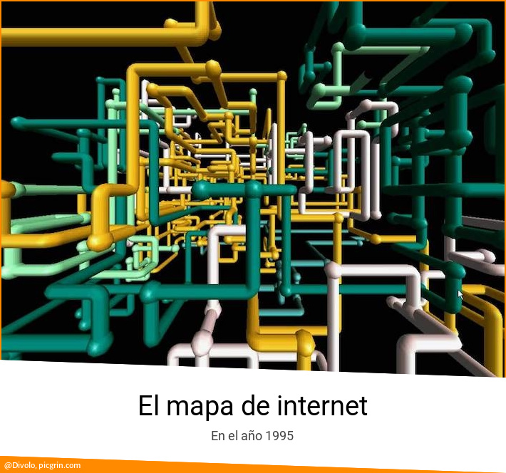El mapa de internet