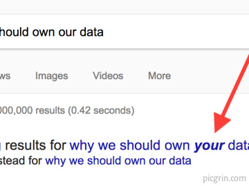 Well, Google...