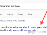 Well, Google...