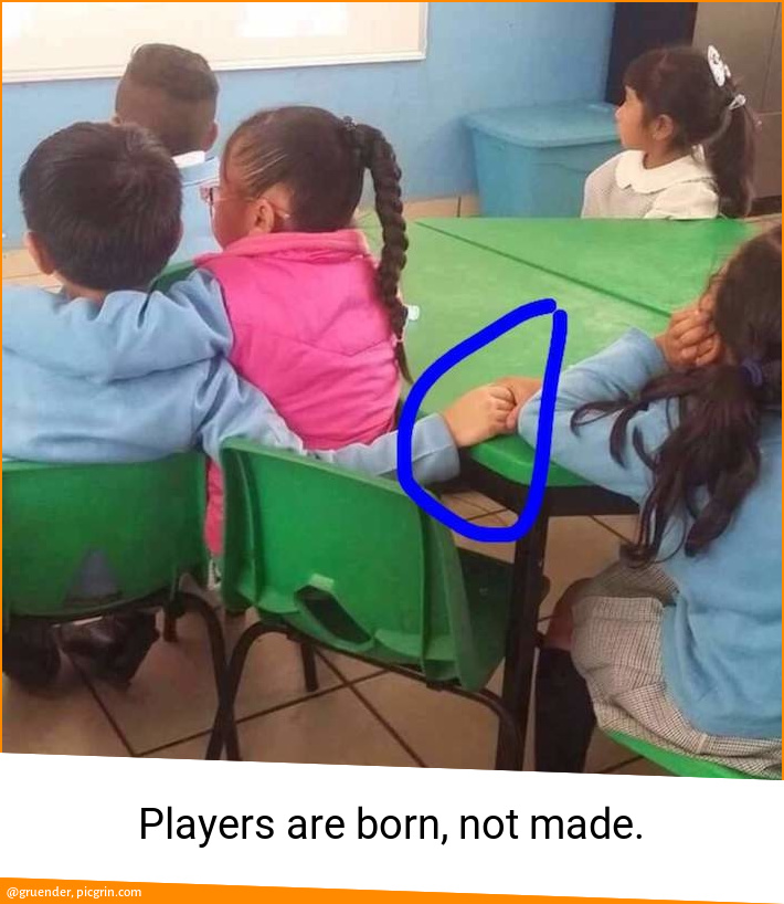 Players are born, not made.