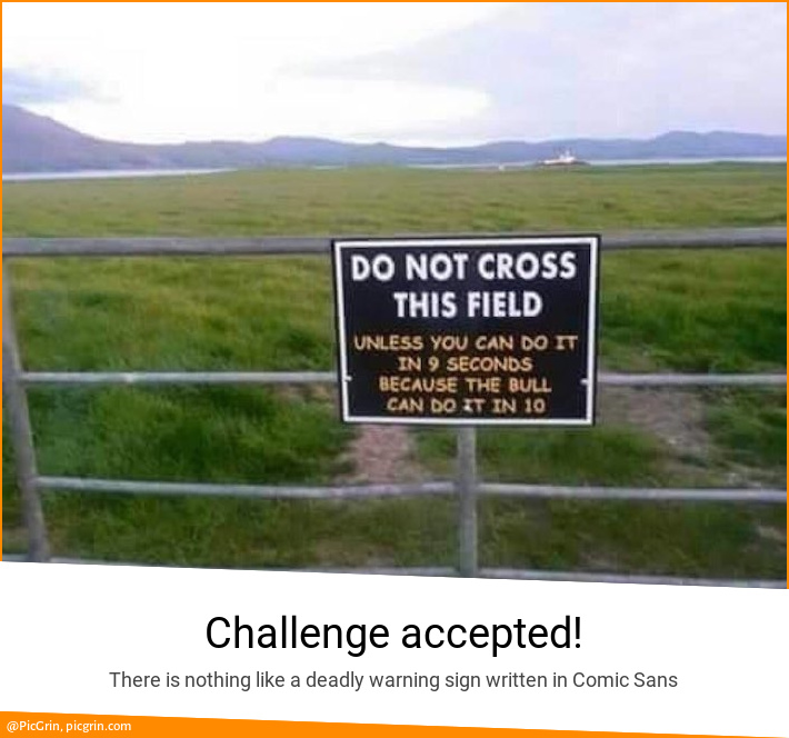 Challenge accepted!