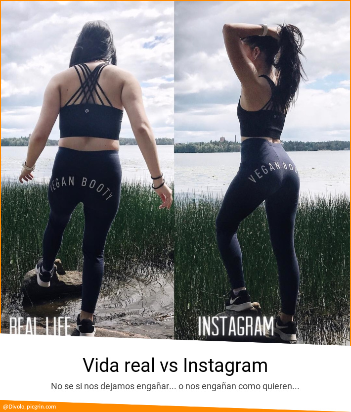 Vida real vs Instagram