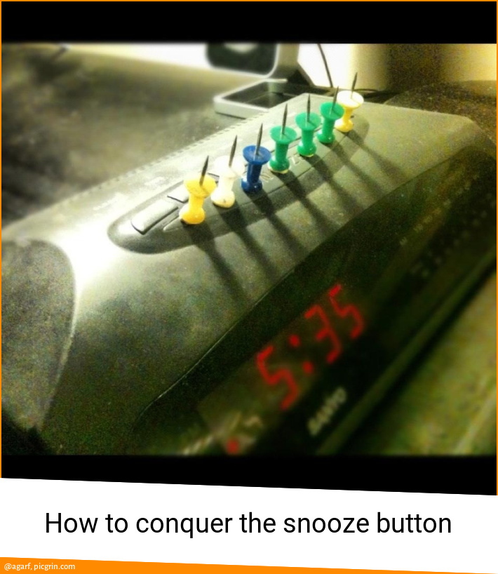 How to conquer the snooze button