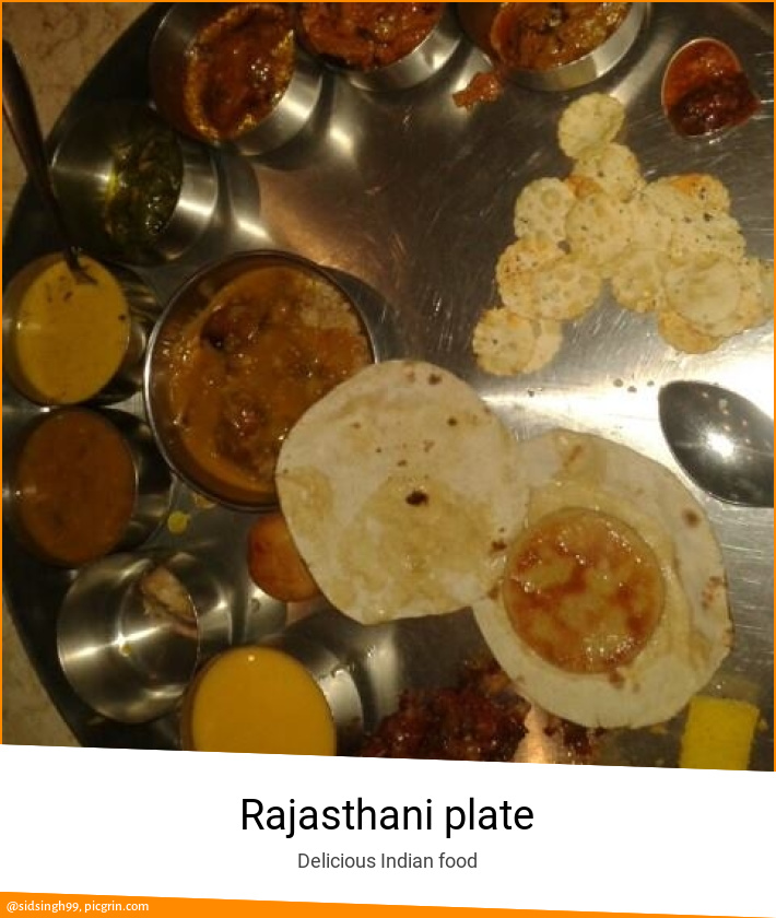 Rajasthani plate