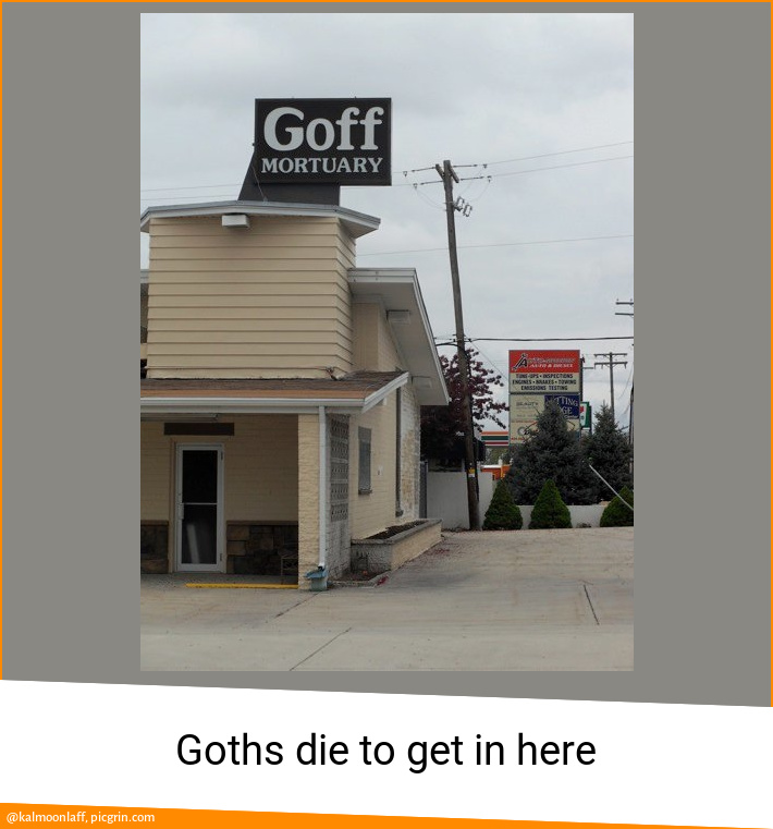 Goths die to get in here
