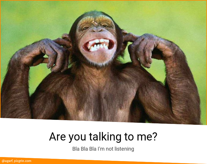 Are you talking to me?