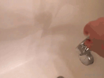 Trying to use someone else's shower