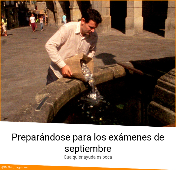 Preparándose para los exámenes de septiembre