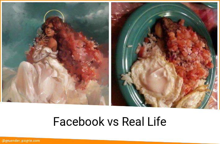 Facebook vs Real Life