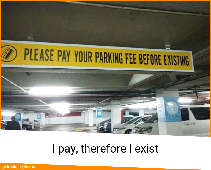 I pay, therefore I exist