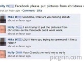 Old people on Facebook