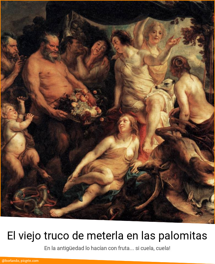 El viejo truco de meterla en las palomitas