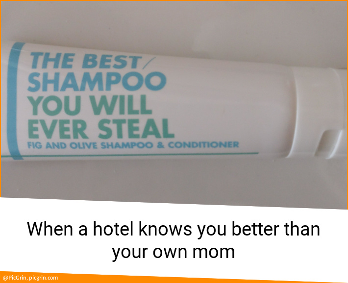 When a hotel knows you better than your own mom