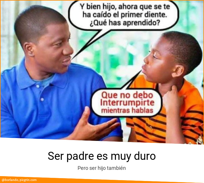 Ser padre es muy duro