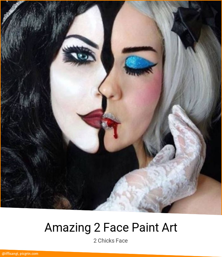 Amazing 2 Face Paint Art