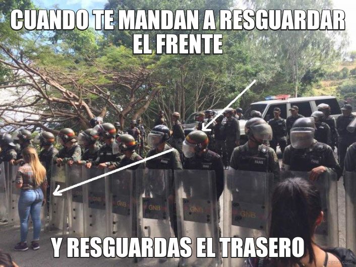 cuando te mandan a resguardar el frente