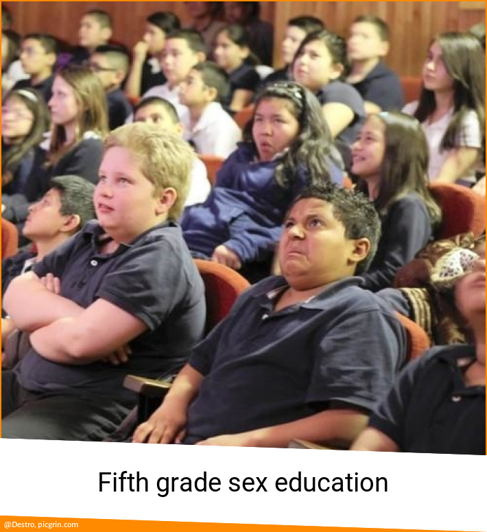 Fifth grade sex education