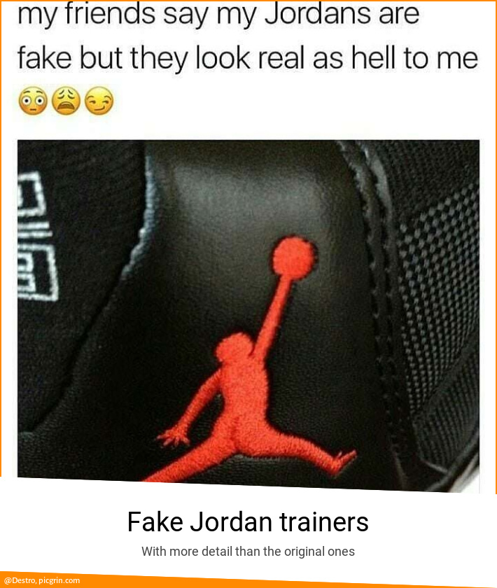 Fake Jordan trainers