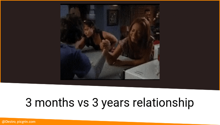 3 months vs 3 years relationship