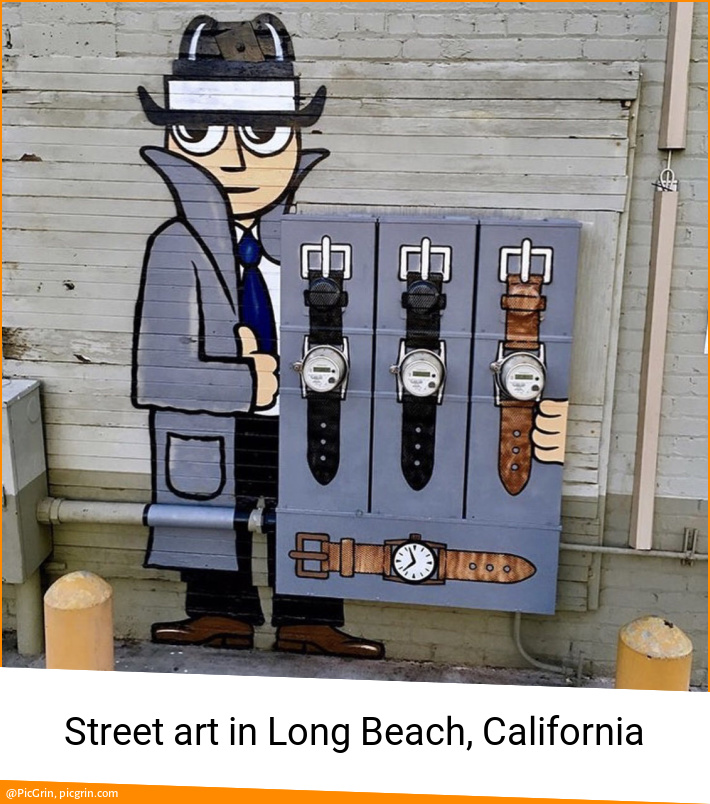 Street art in Long Beach, California