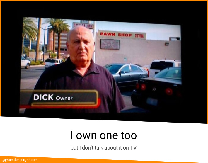 I own one too