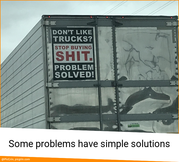 Some problems have simple solutions