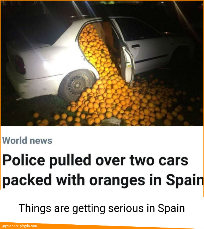 Things are getting serious in Spain