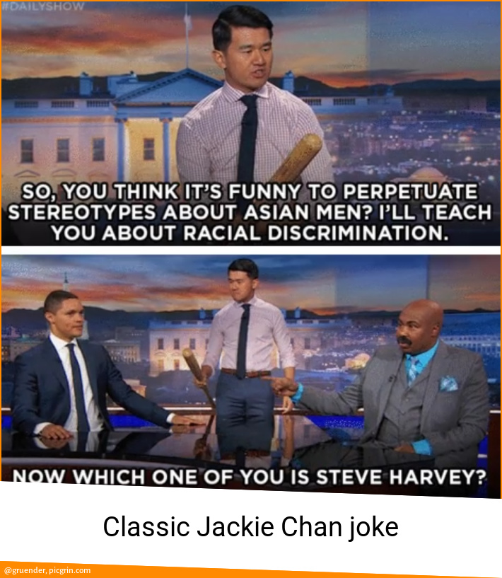 Classic Jackie Chan joke