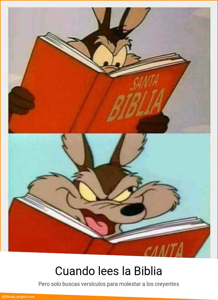 Cuando lees la Biblia