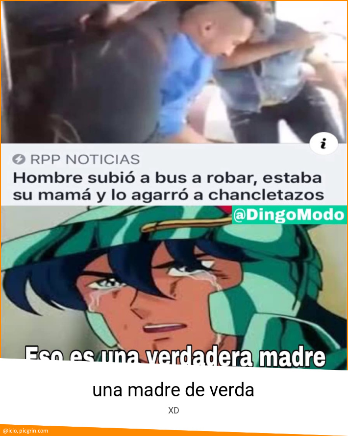 una madre de verda