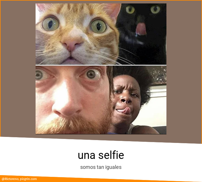 una selfie