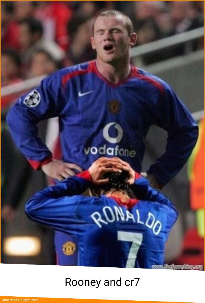 Rooney and cr7